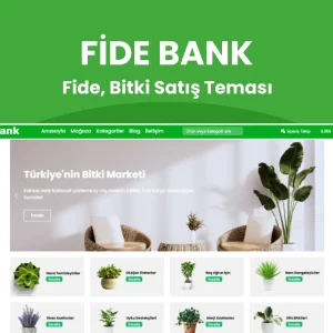 WordPress Bitki, Fide Satış Teması WordPress tema görseli - HanTema