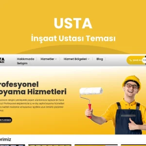 WordPress İnşaat Usta Teması WordPress tema görseli - HanTema