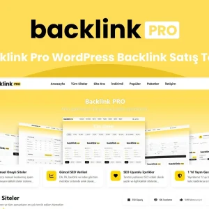 WordPress Backlink Satış Teması WordPress tema görseli - HanTema