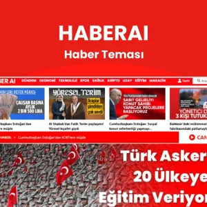 WordPress Haber Teması Haberai WordPress tema görseli - HanTema