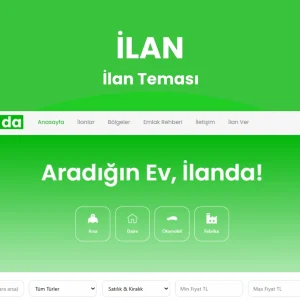 WordPress Emlak, İlan Teması WordPress tema görseli - HanTema