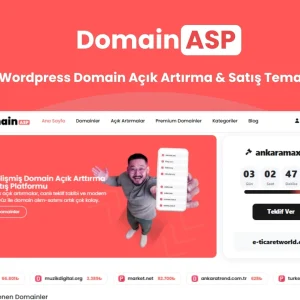 WordPress Domain Satış Teması WordPress tema görseli - HanTema