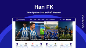 Wordpress Futbol Kulübü  Teması