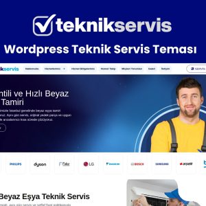 WordPress Teknik Servis Teması WordPress tema görseli - HanTema
