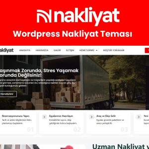 WordPress Nakliyat Teması WordPress tema görseli - HanTema