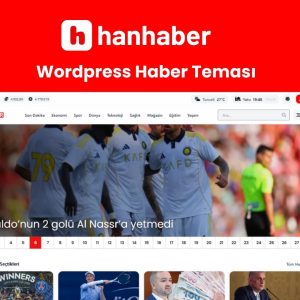WordPress Han Haber Teması WordPress tema görseli - HanTema