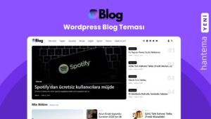 Wordpress Blog Teması Bloger