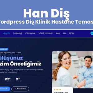 WordPress Diş Klinik Hastane Teması WordPress tema görseli - HanTema