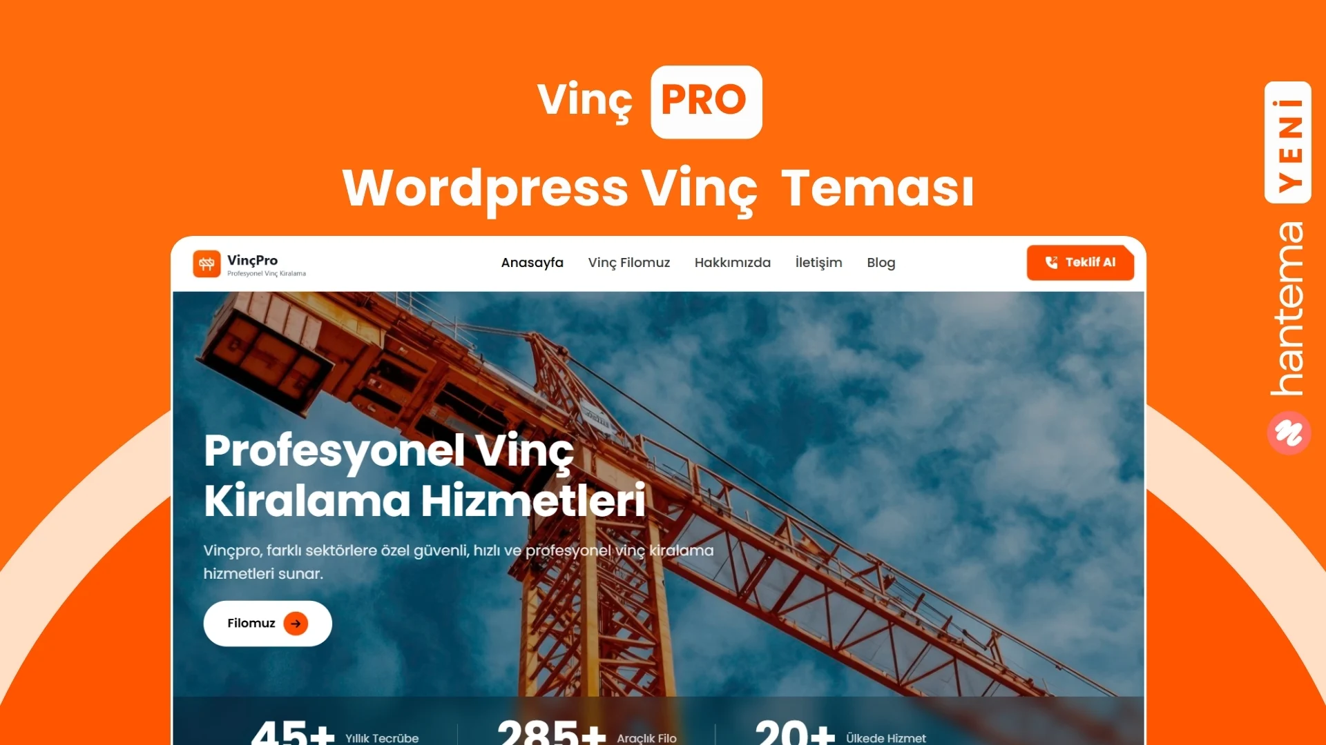 WordPress Vinç Teması WordPress tema görseli - HanTema