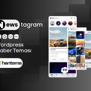 Newstagram ( İnstagram Benzeri ) WordPress Haber Teması WordPress tema görseli - HanTema