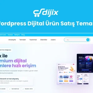 WordPress Dijital Ürün Satış Teması WordPress tema görseli - HanTema