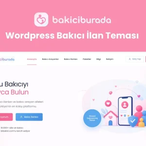 WordPress Bakıcı İlan Teması WordPress tema görseli - HanTema