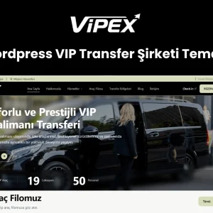 Vipex WordPress VIP Transfer Şirketi Teması WordPress tema görseli - HanTema