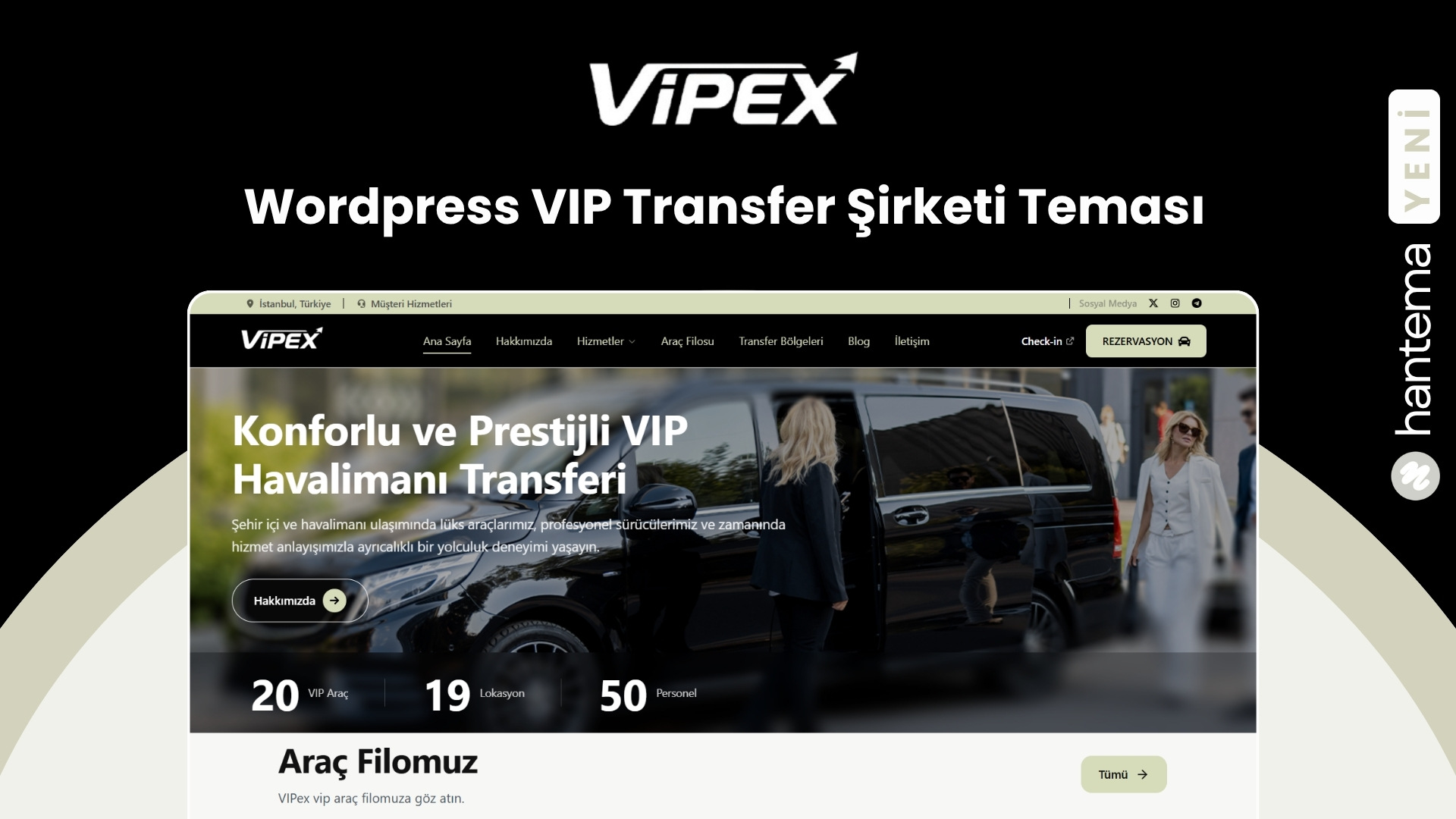 Vipex WordPress VIP Transfer Şirketi Teması