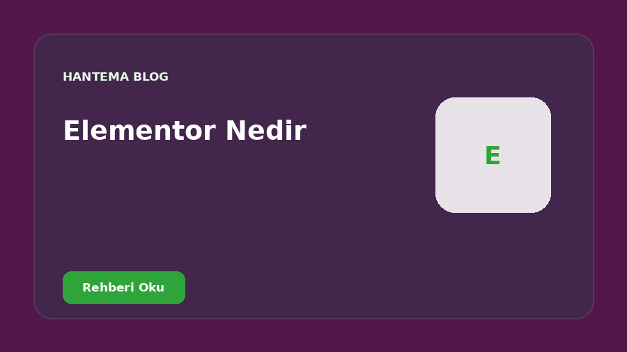Elementor Nedir