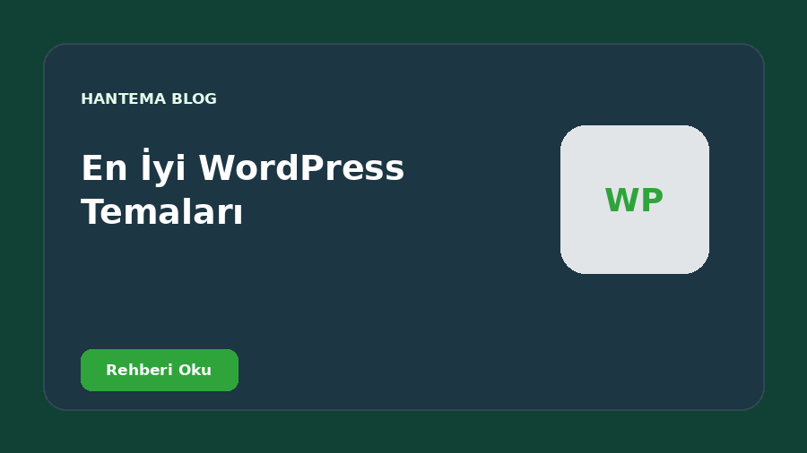 En İyi WordPress Temaları