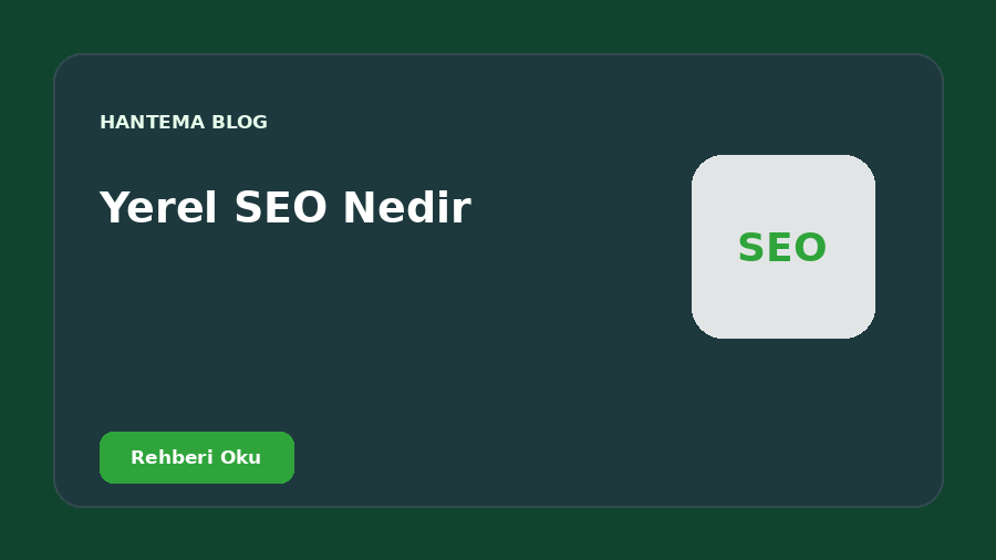 Yerel SEO Nedir