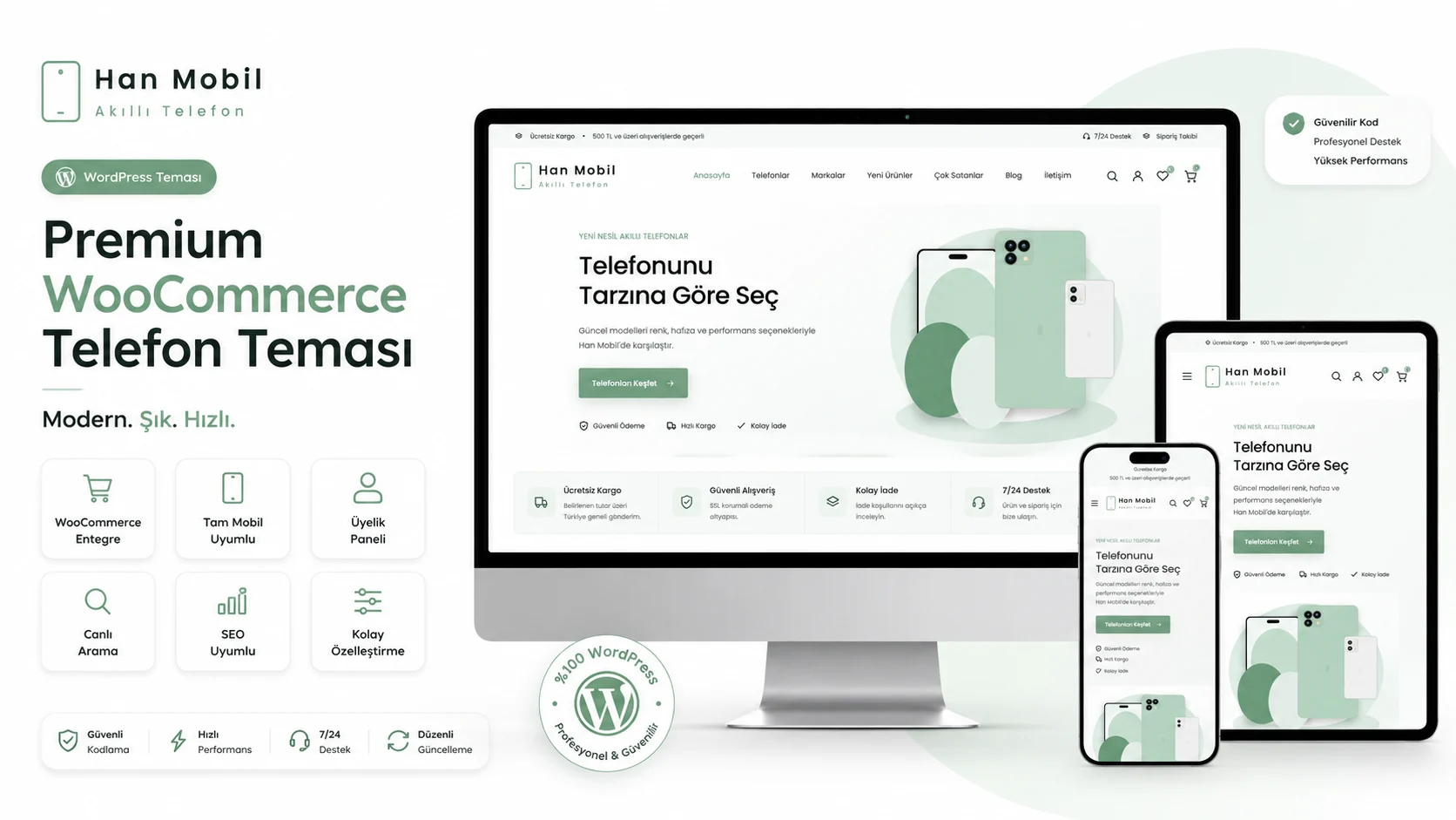 WordPress Telefon Satış Teması WordPress tema görseli - HanTema