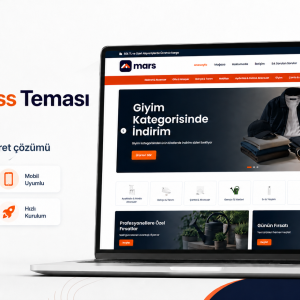 Mars WordPress E-Ticaret Teması